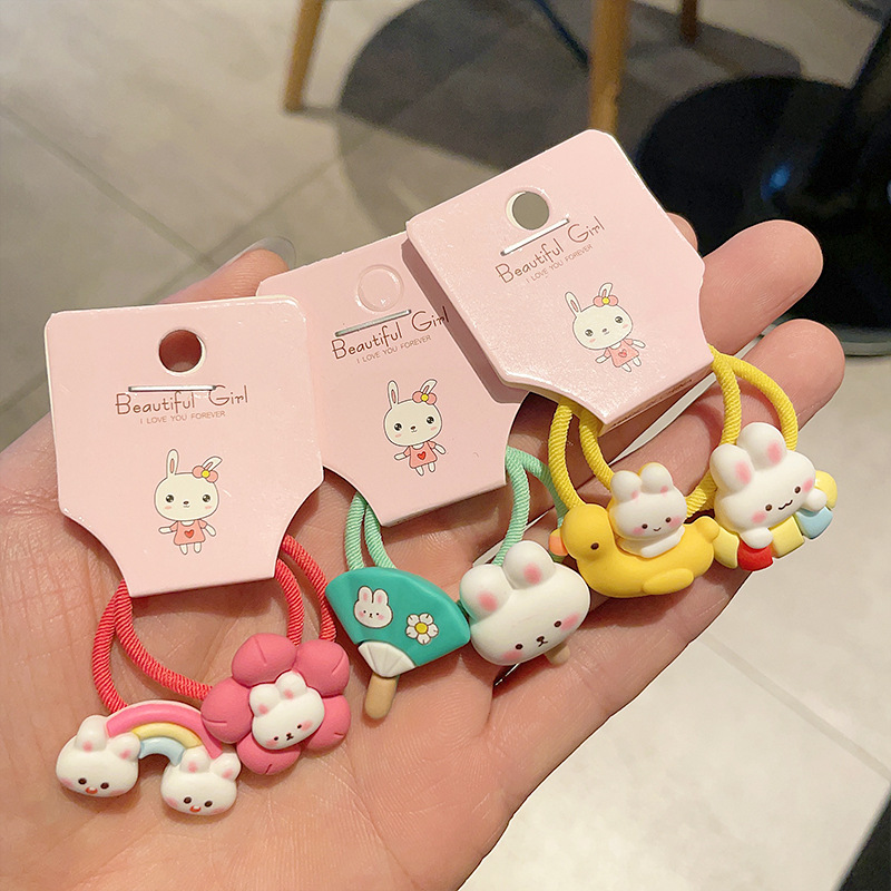 Travel Accessories Baby - Gumki do włosów dla dziewczynek, delikatne
