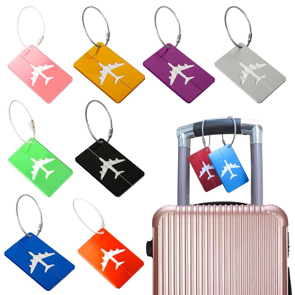 Travel Accessories India - Aluminiowe etykiety na bagaż podróżny walizki