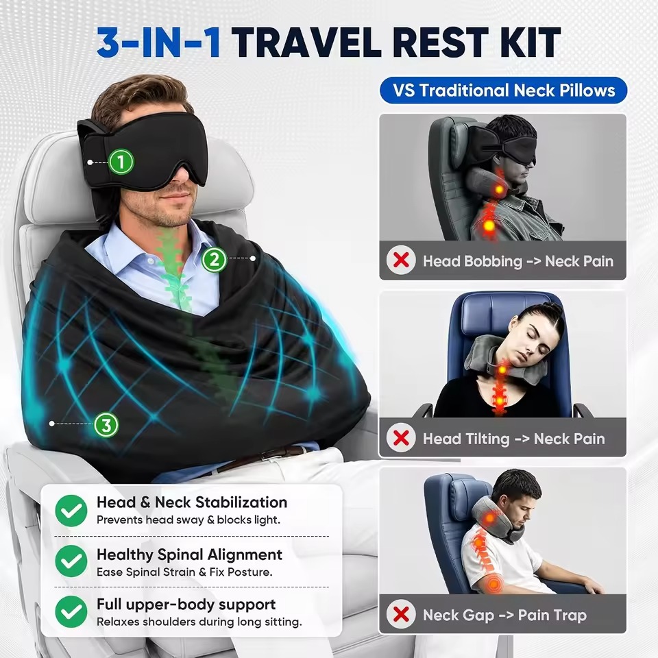 Uniwersalne podpórki do siedze – Travel Accessories Long Flight recenzja i cena
